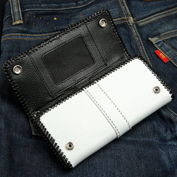 Stingray Leather Scorpion Carved Biker Wallet Online