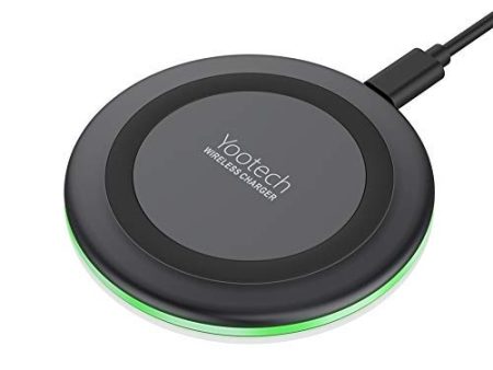 Yootech Wireless Charger Qi-Certified 10W Max Fast Wireless Charging Compatible with iPhone 11 11 Pro 11 Pro Max XS MAX XR XS 8Plus, Galaxy Note 10 Note 10 Plus S10 S10 Plus S10E(No AC Adapter) Discount