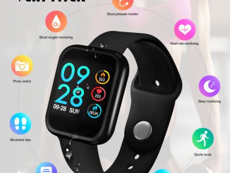 VERYFiTEK P70 Smart Watch Blood Pressure Heart Rate Monitor IP68 Fitness Bracelet Watch Women Men Smartwatch for IOS Android Online now