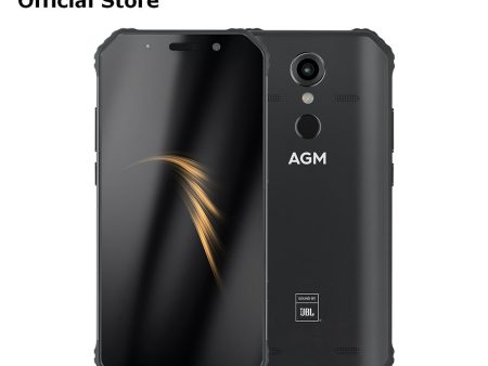 OFFICIAL AGM A9 JBL Co-Branding 5.99  FHD+ 4G+32G Android 8.1 Rugged Phone 5400mAh IP68 Waterproof Smartphone Quad-Box Speakers Online Sale