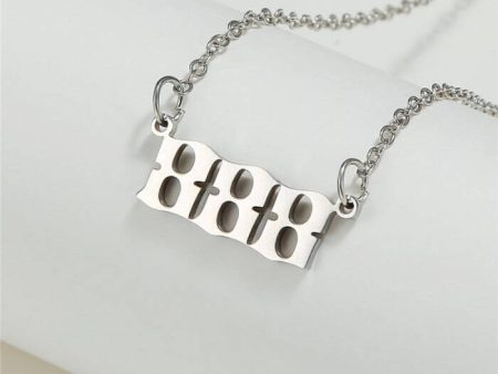 888 Stainless Steel Silver Necklace for Men & Women – Elegant 888 Jewelry by Ancient Infusions Online Hot Sale