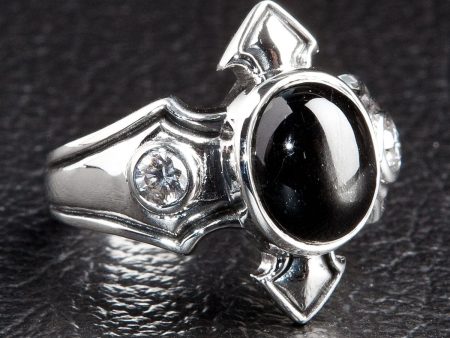 Black Onyx Sterling Silver Mens Ring Online Hot Sale