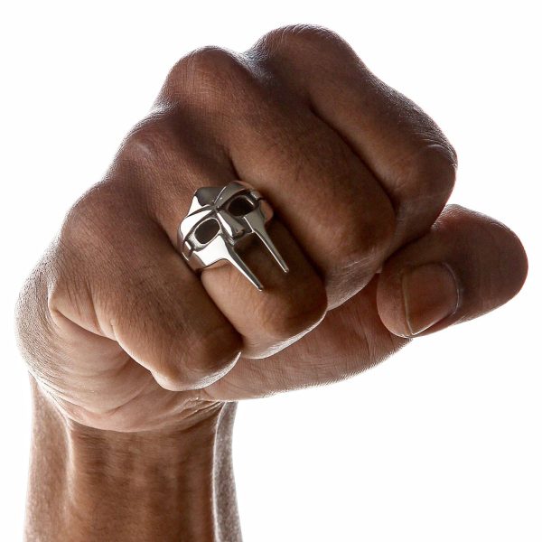 MF Doom Gladiator Mask Sterling Silver Ring Online now