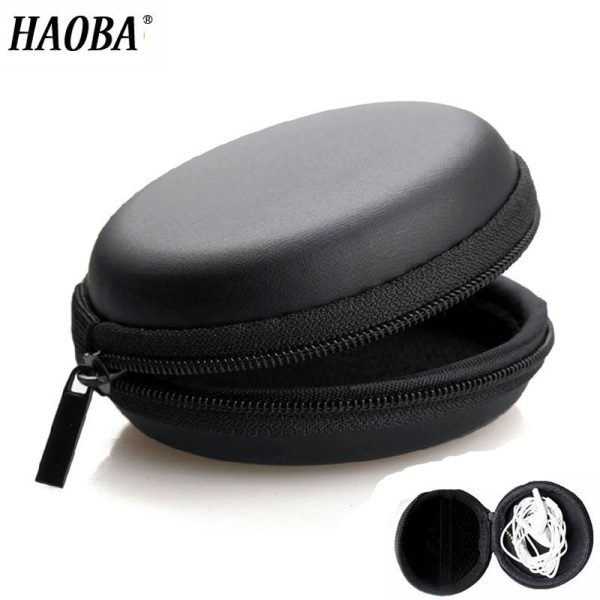 HAOBA Earphone Holder Case Storage Carrying Hard Bag Box Case For Earphone Headphone Accessories Earbuds memory Card USB Cable on Sale