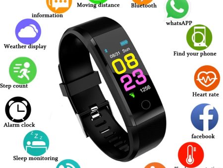 ZAPET New Smart Watch Men Women Heart Rate Monitor Blood Pressure Fitness Tracker Smartwatch Sport Watch for ios android +BOX Supply