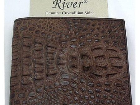 Dark Brown Crocodile Wallets For Discount