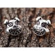 Evil Devil Pig Head Sterling Silver Gothic Earrings Cheap