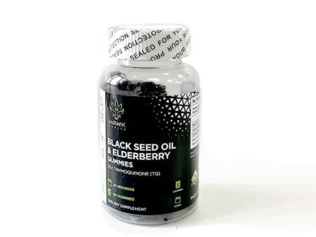 Black Seed & Elderberry Gummies | Halal, Immune Support & Wellness (60 Gummies) Hot on Sale