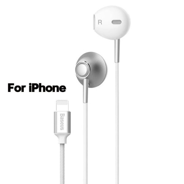 Baseus 6D Stereo In-ear Earphone Headphones Wired Control Bass Sound Earbuds for iPhone Xiaomi Huawei 3.5mm Type c Earphones Cheap