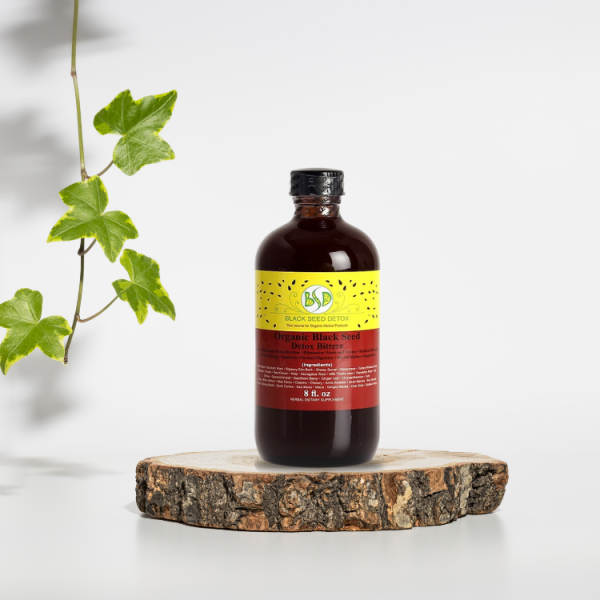 Black Seed Detox Bitters | Natural Detox with Moringa & African Bitters for Vitality & Wellness Supply