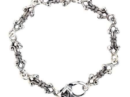 Tibetan Dorje Sterling Silver Amulet Bracelet Supply