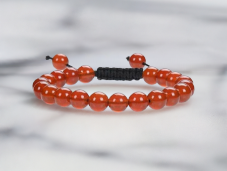 Carnelian Adjustable Rope Bracelet | Energy, Confidence & Motivation Online Hot Sale