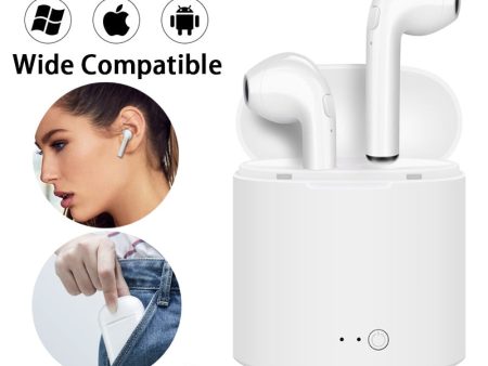 i7s Tws Wireless Headphones Bluetooth Earphones Air Earbuds Handsfree in ear Headset with Charging Box For iPhone huawei Xiaomi For Cheap