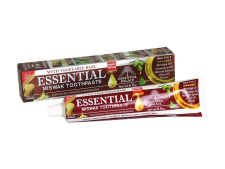 Essential Palace Honey & Moringa Miswak Toothpaste | Natural Whitening, Gum Strengthening & Antibacterial Care Cheap