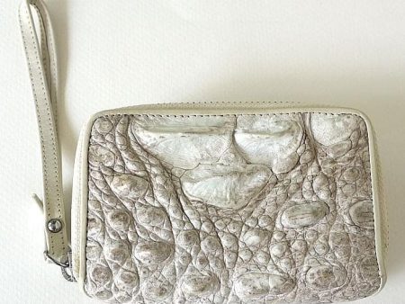 White Pearl Crocodile Wallet Fashion