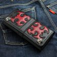 Genuine Leather Scorpion Tattoos Biker Wallet Online Sale