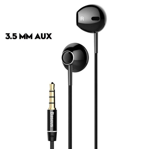 Baseus 6D Stereo In-ear Earphone Headphones Wired Control Bass Sound Earbuds for iPhone Xiaomi Huawei 3.5mm Type c Earphones Cheap