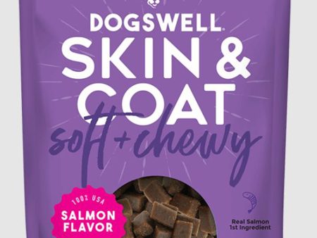 Dogswell Dog Skin And Coat Soft Chew Grain Free Salmon 14oz. For Cheap