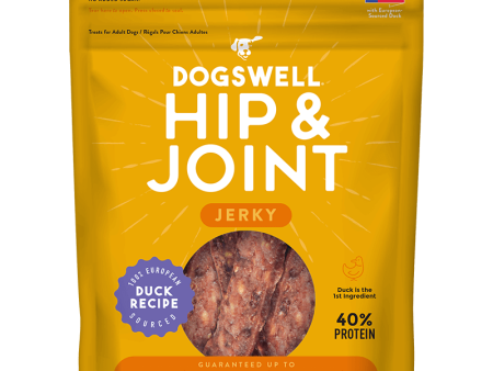 Dogswell Hip & Joint Grain-Free Jerky Dog Treat Regular Duck 1ea 10 oz For Sale