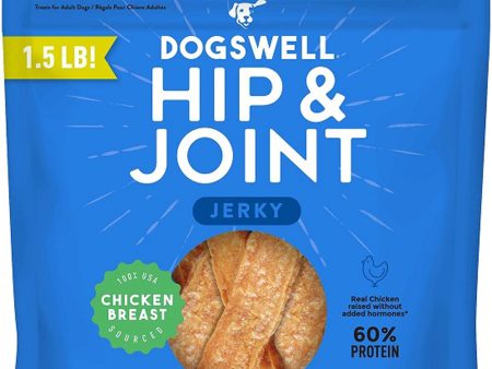 Dogswell Hip & Joint Grain-Free Jerky Dog Treat Regular Chicken 1ea 24 oz Fashion