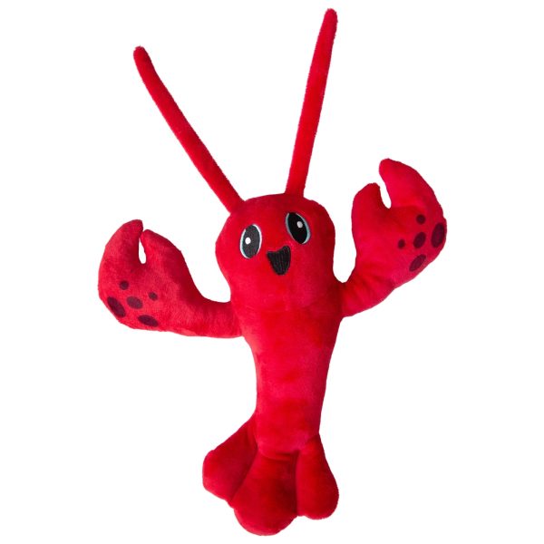 Snugarooz Luca The Lobster Plush Dog Toy 10in. on Sale