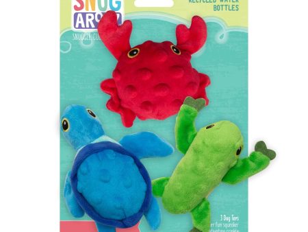 Snugarooz Lil Ocean Buddies 8.5in.-3 Pk Sale