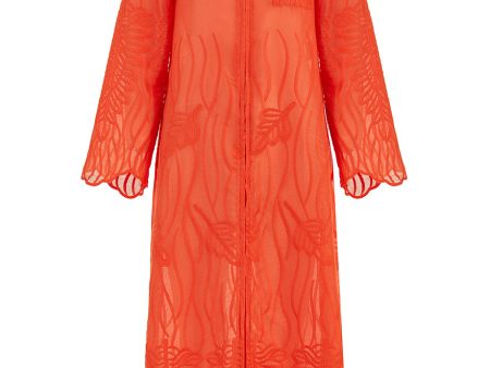 Recycled Alanis Kaftan - Orange For Discount