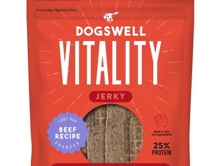 Dogswell Dog Vitality Jerky Grain Free Beef & Banana 10oz. Hot on Sale