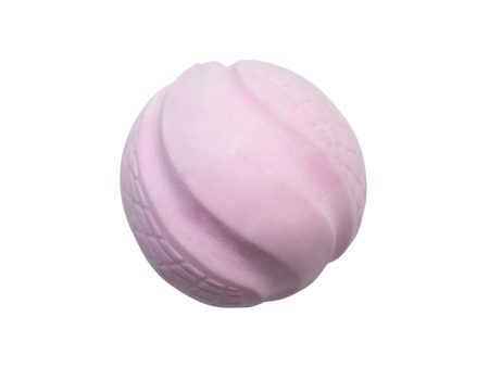 Snugarooz Sky Bounce Ball Eco TPR  Dog Toy Pink 3in. Discount