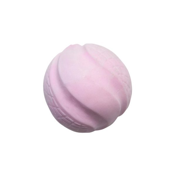 Snugarooz Sky Bounce Ball Eco TPR  Dog Toy Pink 3in. Discount