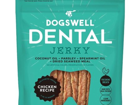 Dogswell Dog Dental Jerky Grain Free Chicken 12oz. Online Hot Sale