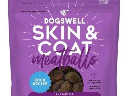 Dogswell Dog Skin & Coat Meatballs Grain Free Duck 14 oz. For Sale