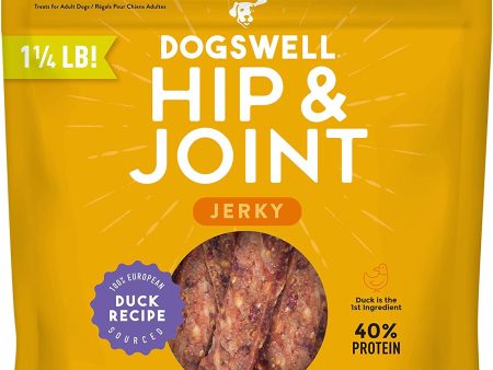 Dogswell Hip & Joint Grain-Free Jerky Dog Treat Regular Duck 1ea 20 oz For Sale