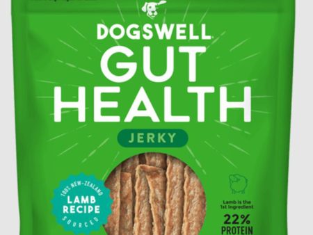 Dogswell Dog Gut Health Jerky Grain Free Lamb 10oz. For Sale