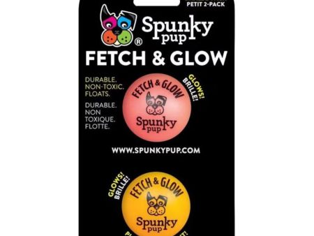 Spunkypup Fetch & Glow Glowing Fetch Ball Toy Small For Discount