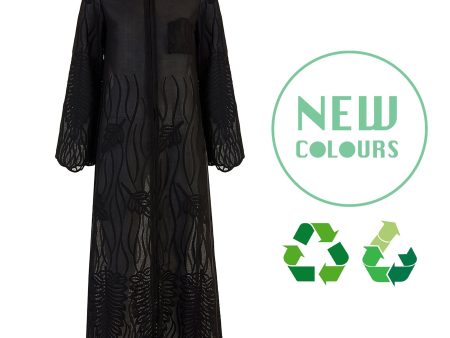 Recycled Alanis Kaftan - Black Hot on Sale