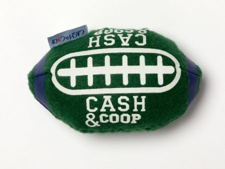 Cash & Coop Football Dog Toy Sale