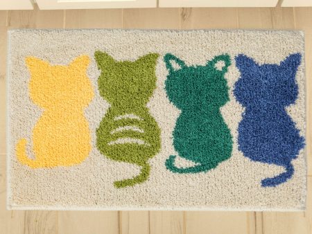 Cat Friends Plush Rug Online