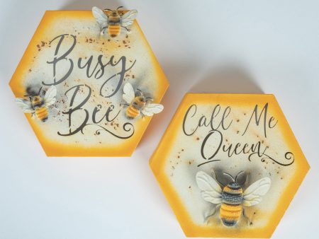 Honeycomb Bee Garden Wall Decor For Cheap