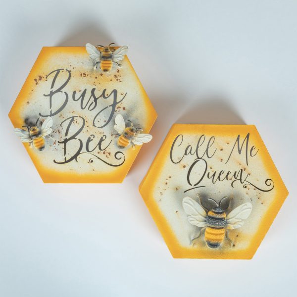 Honeycomb Bee Garden Wall Decor For Cheap