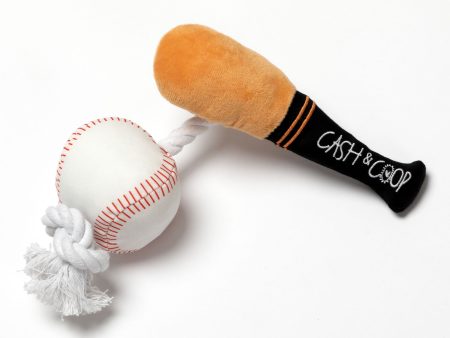 Cash & Coop Baseball Dog Toy Discount