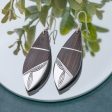 Tuareg Silver and Ebony Drop Earrings Cheap