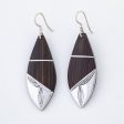 Tuareg Silver and Ebony Drop Earrings Cheap