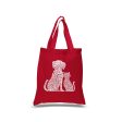 Small Word Art Tote Bag - Dogs and Cats For Discount