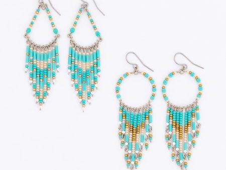 Southwest Spirit Beaded Earrings Online now