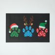 Christmas Paws Doormat Online Hot Sale