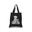 Small Word Art Tote Bag - Dogs and Cats For Discount