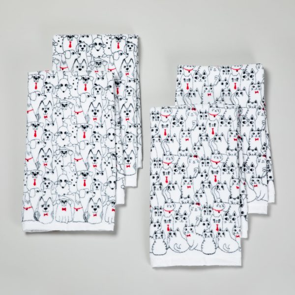 Posh Pets Bathroom Hand Towel - Set of 2 Discount