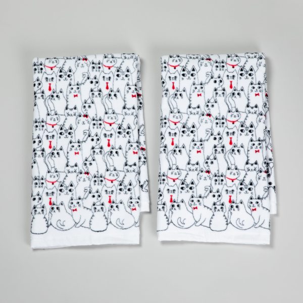 Posh Pets Bathroom Hand Towel - Set of 2 Discount