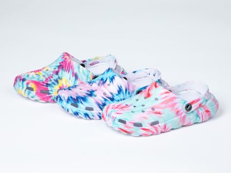 Tie-Dye Air Balance Clogs Online Sale